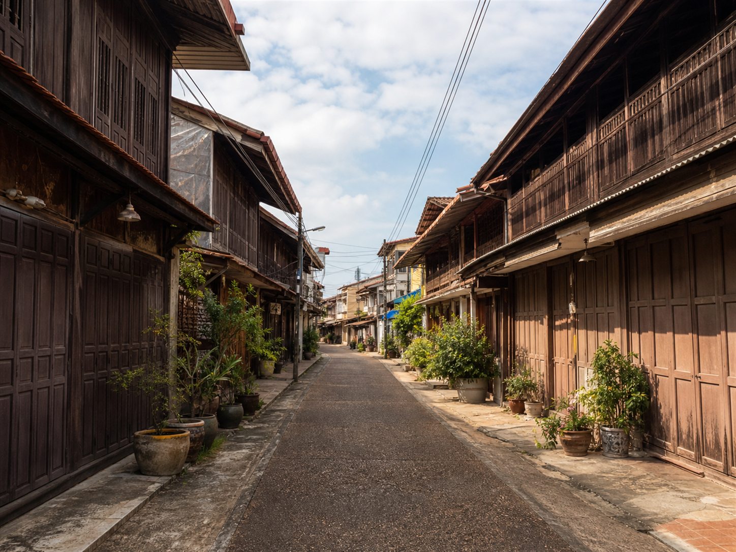เรือนไม้เก่าที่ตรอกโรงยา