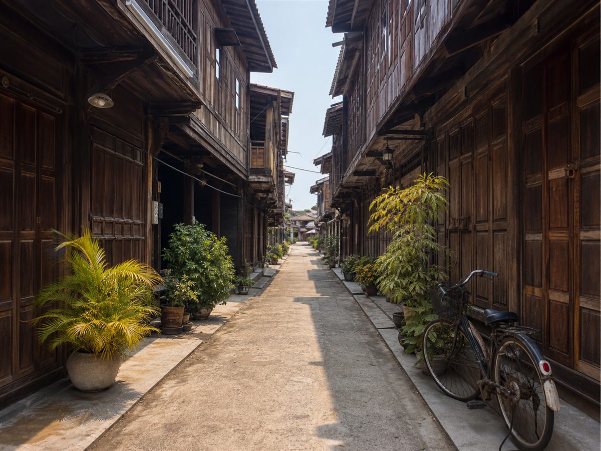 ตรอกโรงยา ย่านเรือนไม้เก่า